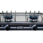 SUPRA Parrilla de gas 2Q negra