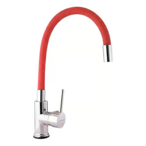 SOLVEX MONOMANDO PARA FREGADERO ROJO