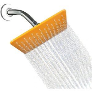 SOLVEX REGADERA CUADRADA 8? AMARILLA