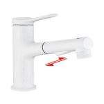 ONSUN MONOMANDO RETRACTIL BLANCO P/FREG