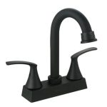 SOLVEX MEZCLADORA 4? P/LAVABO NEGRO 40102