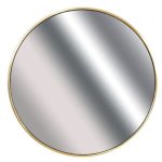 CASA BLANCA ESPEJO REDONDO 60*60 DORADO