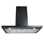 SUPRA CAMPANA TORINO 90 CM NEGRA