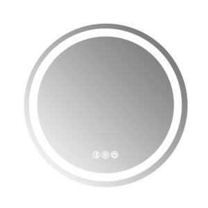 CASTEL ESPEJO REDONDO LED LUZ BLANCA